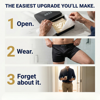 Boxeri premium din mătase | Upgrade pentru toată ziua