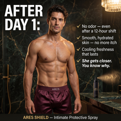 Ares Shield - Intimate Protective Spray for Men