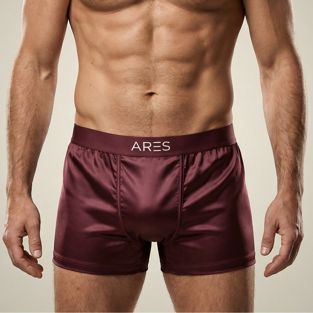 Premium Silk Boxers | All-Day Comfort Burgundy (NEW)