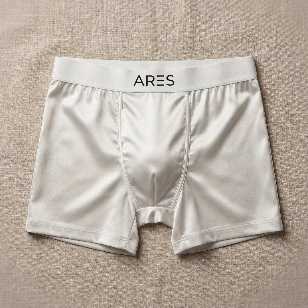 Premium Silk Boxers | All-Day Comfort White (NEW)