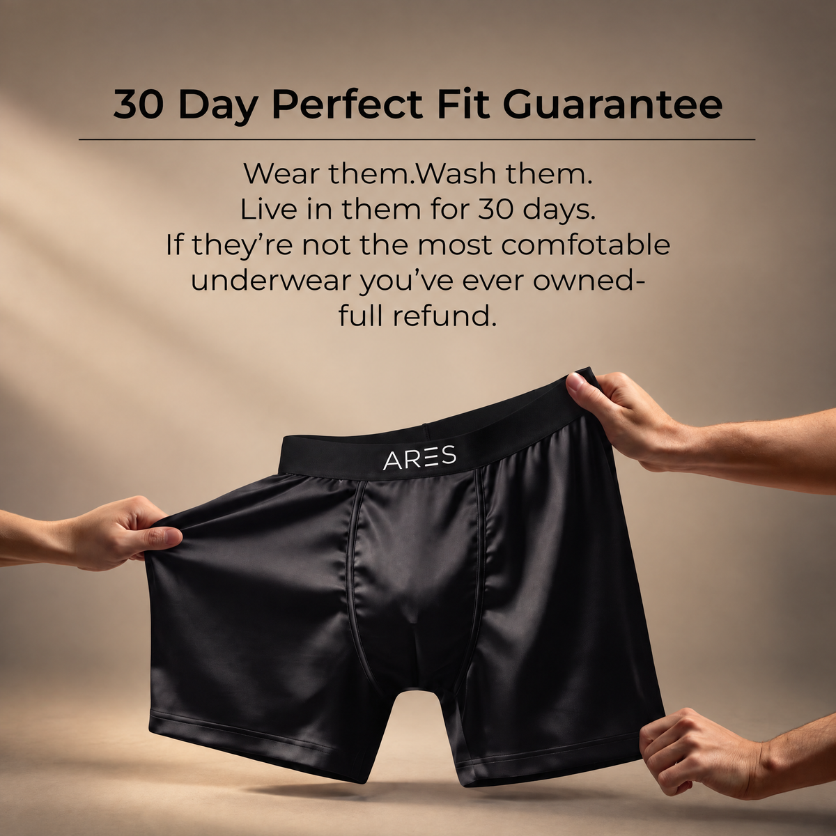 Ares Silk Boxer | All-Day Comfort