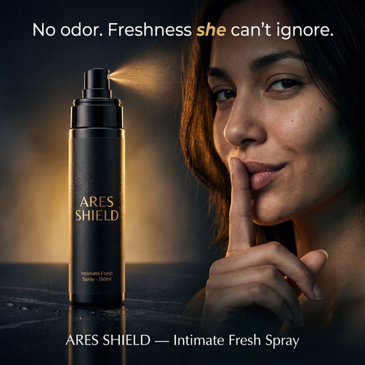 ARES Shield - Spray intim de protecție pentru bărbați